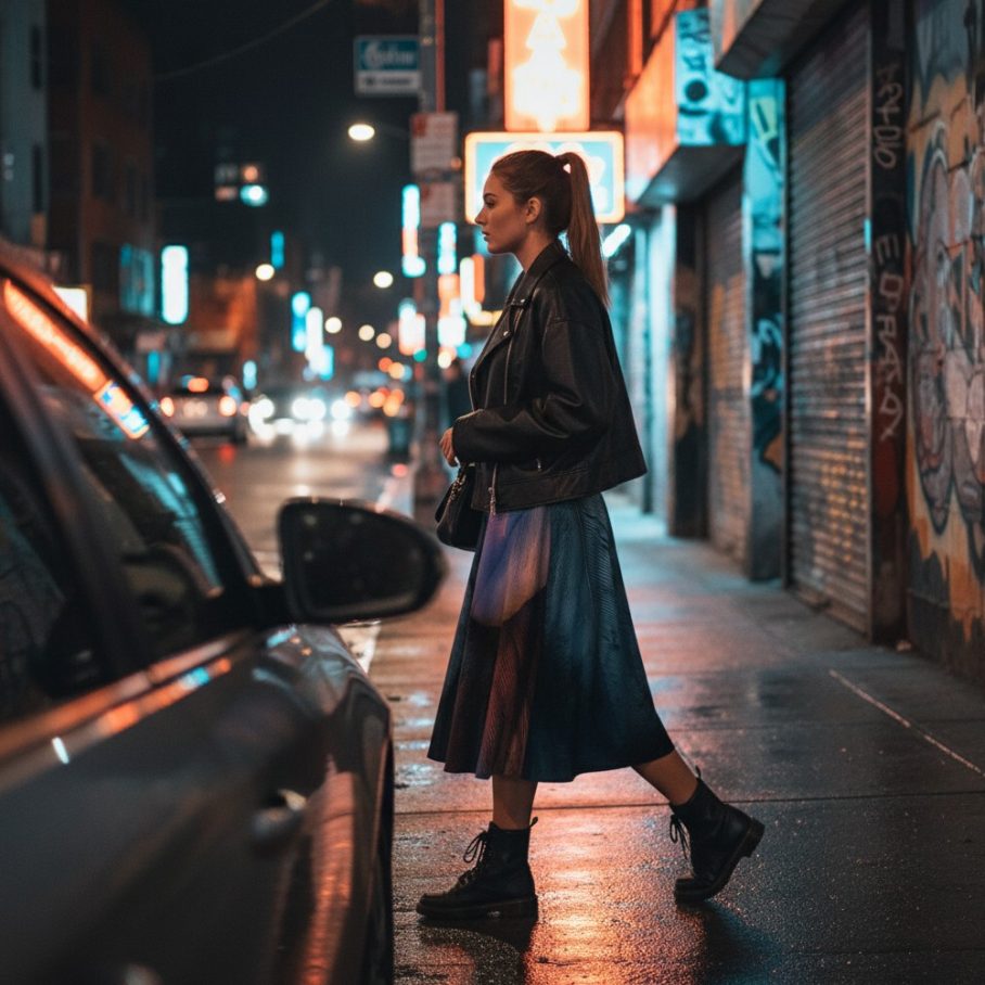 NOCTURNA Spódnica Bawełniana