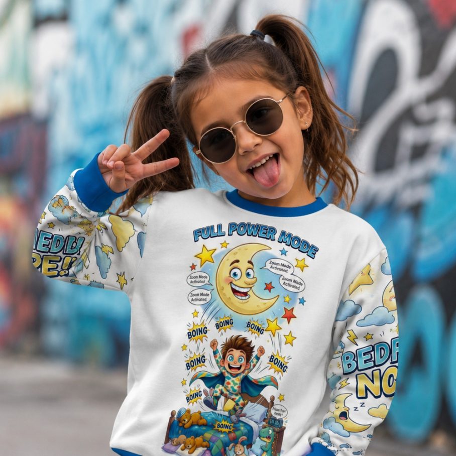 NOT SLEEPY Bluza Bez Kaptura Dla Dzieci