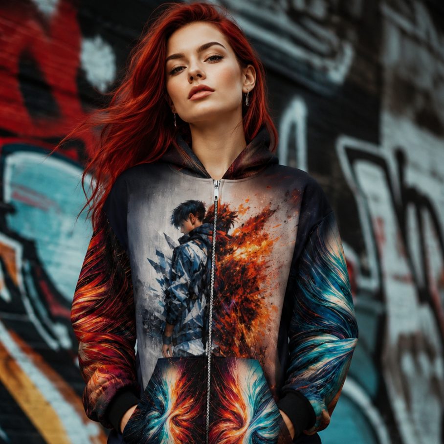 PARALLEL SELF Rozpinana bluza Unisex-2