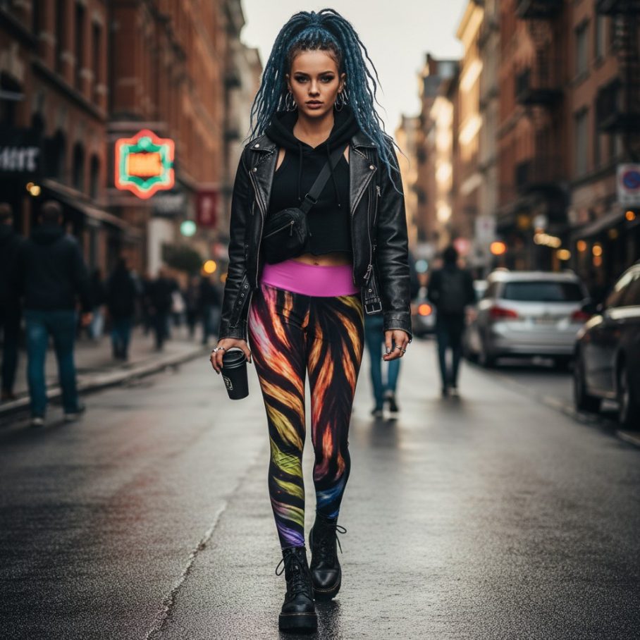 PRISM RUSH Legginsy-4