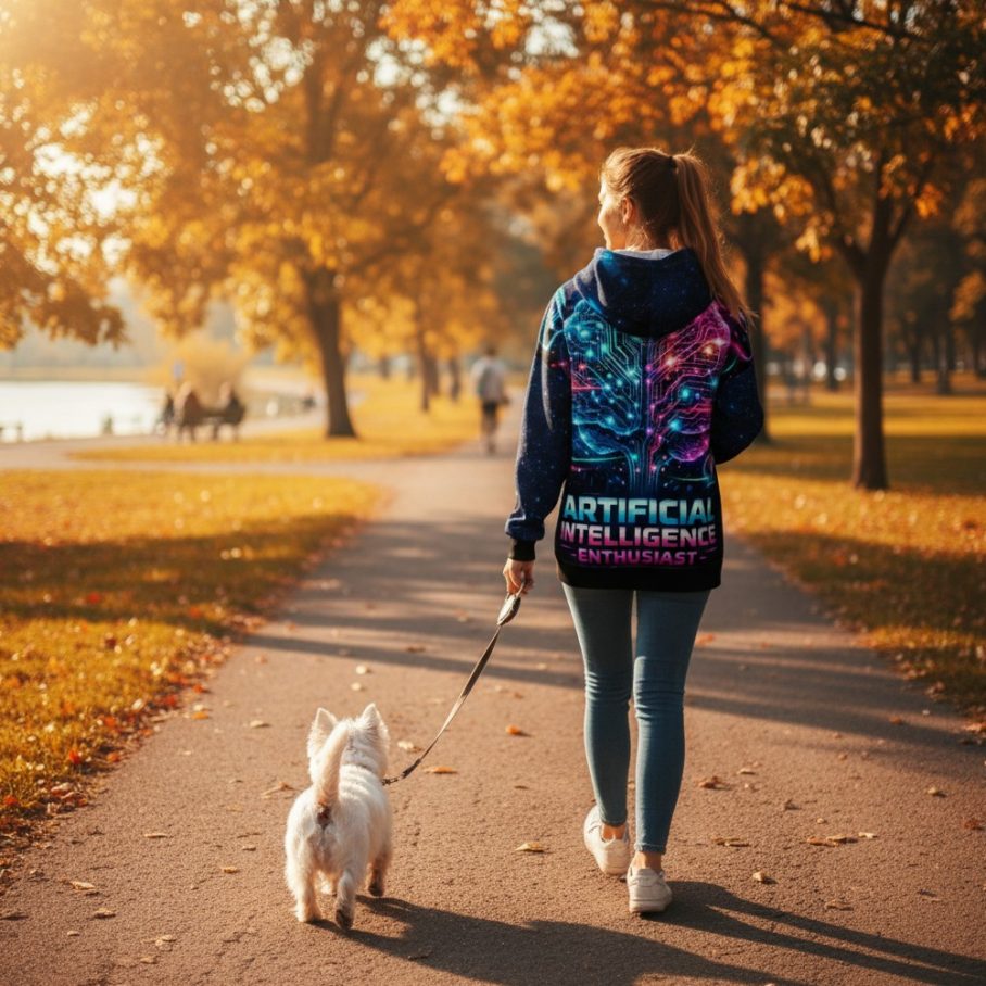 PROUD AI FAN Bluza Oversize-2