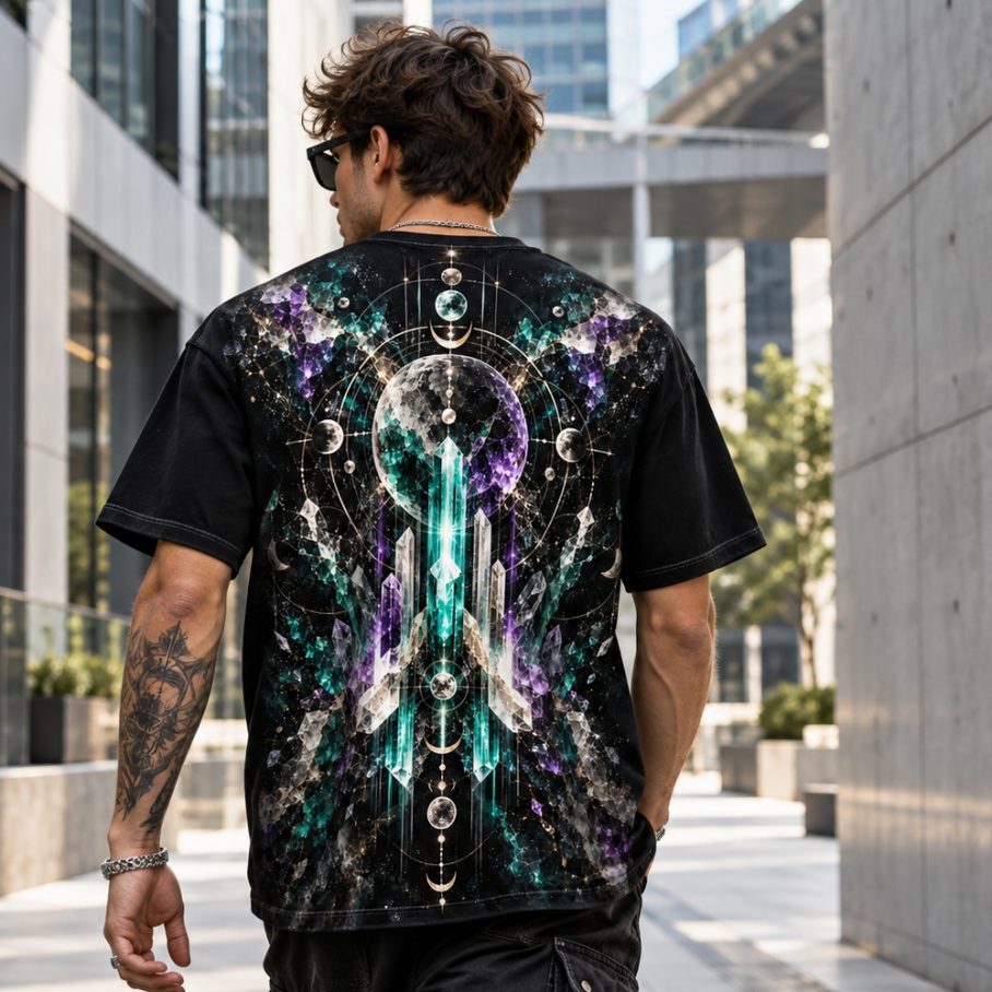 RADIANT MATTER Męski T-Shirt Sportowy-5