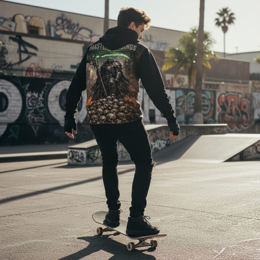 REAPER WARLORD Bluza męska z kapturem-3