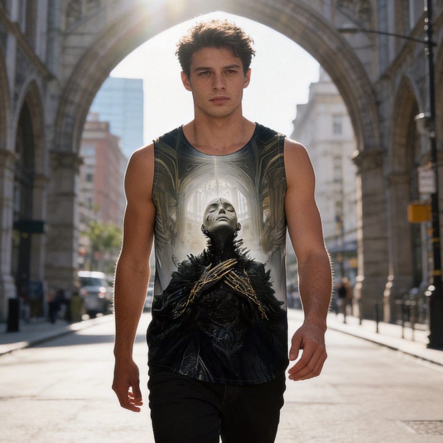 SILENT SANCTUARY – Bezrękawnik Męski-3