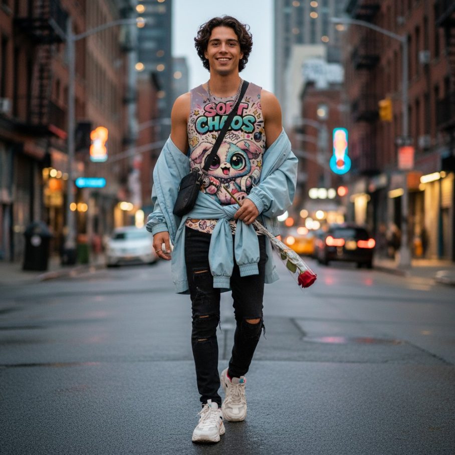 SOFT CHAOS Koszulka bez rękawków-2