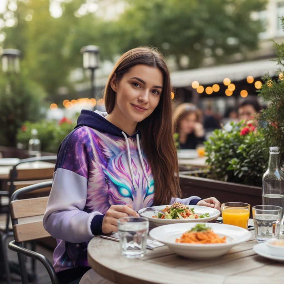 SPIRIT KITSUNE Bluza Oversize-3