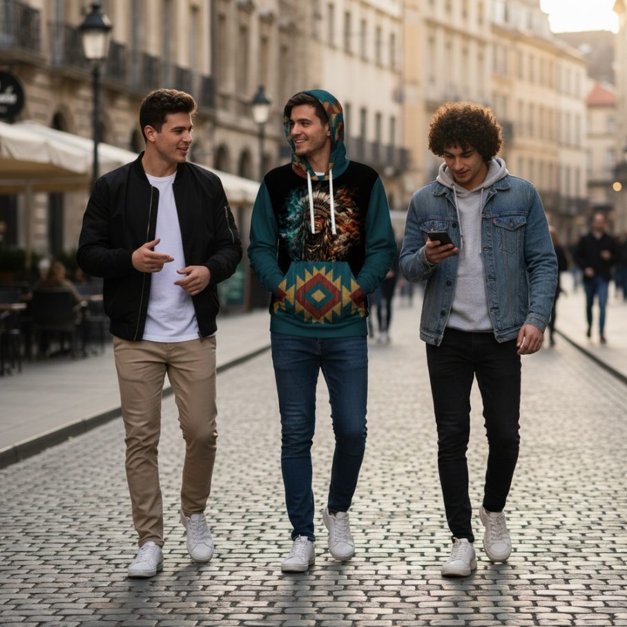 SPIRIT OF THE TRIBE Bluza z kapturem