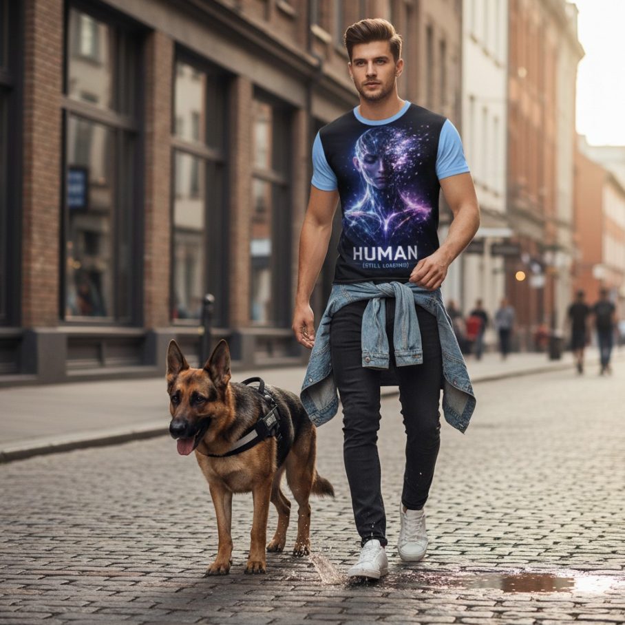 STILL LOADING Męski T-Shirt Sportowy-3