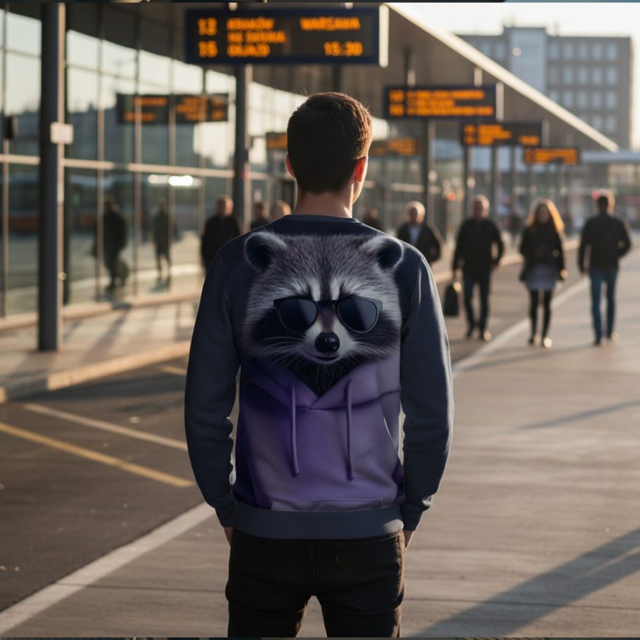 STREET RACCON Bluza-4