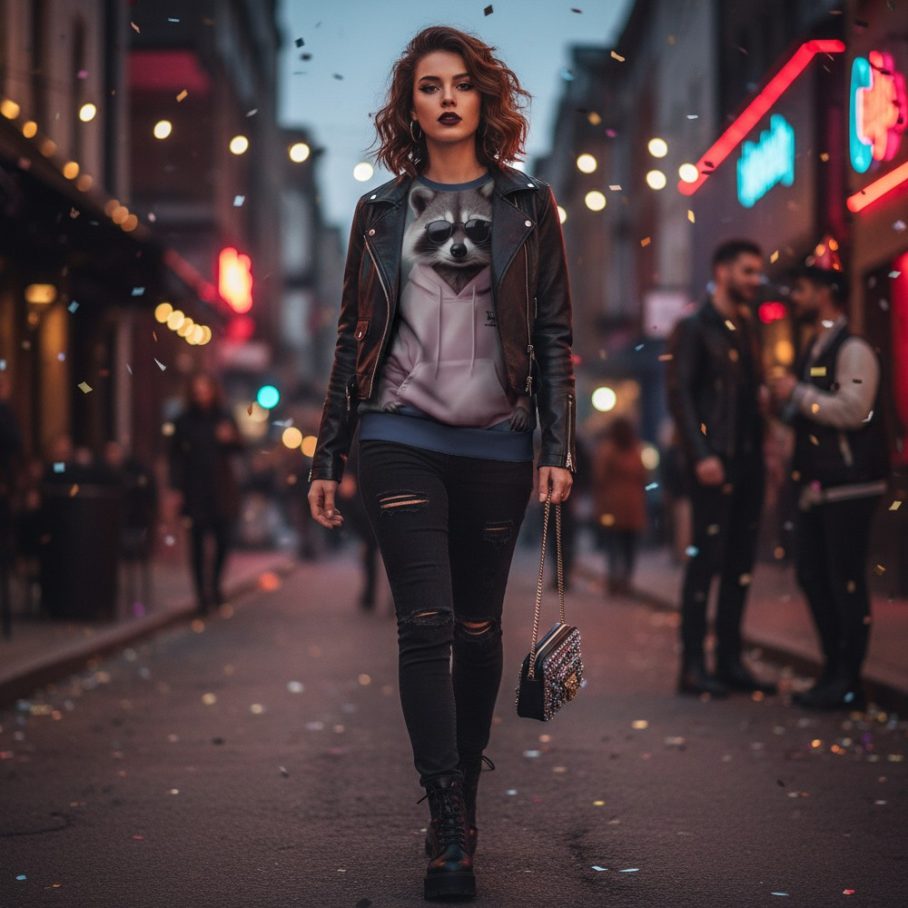 STREET RACCON Bluza-8