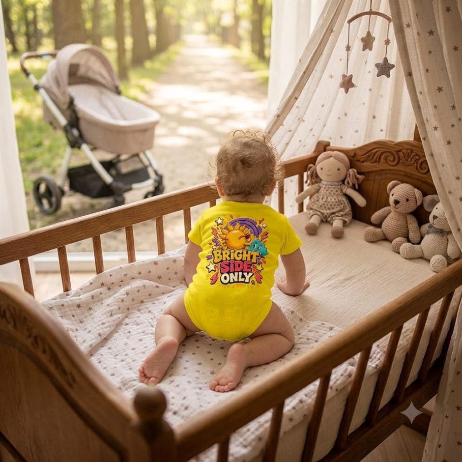 SUNSHINE WITH ATTITUDE Niemowlęce body z krótkim rękawem-5