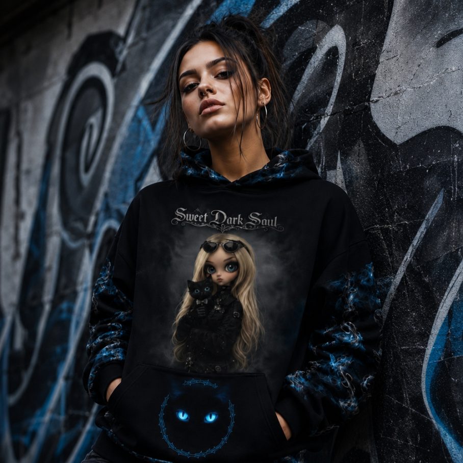 SWEET DARK SOUL Bluza damska Oversize
