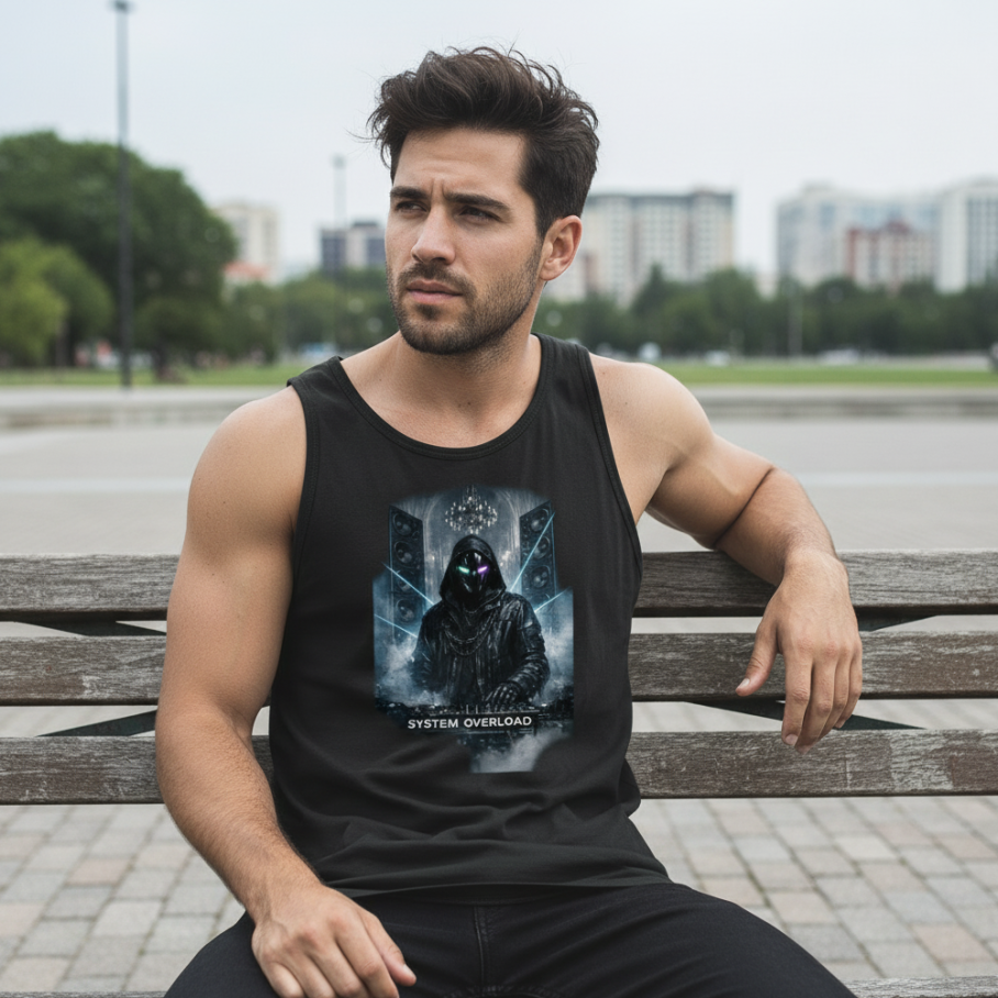 SYSTEM OVERLOAD Tank Top męski-4