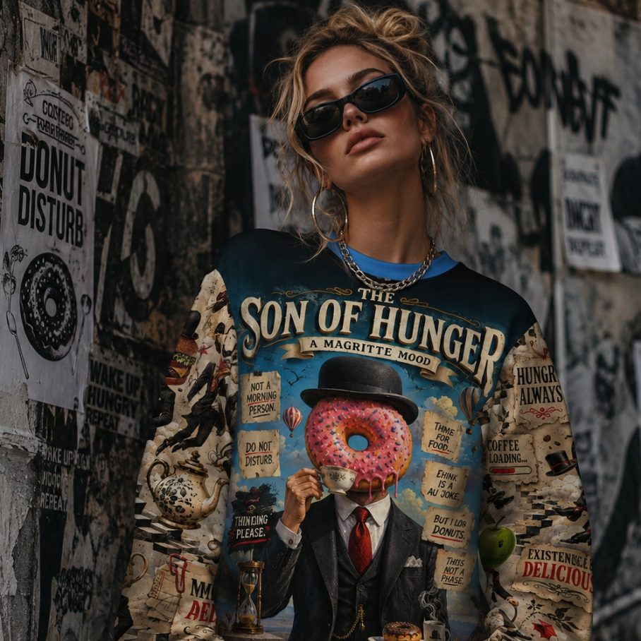 THE SON OF HUNGER Bluza Unisex Bawełna-3
