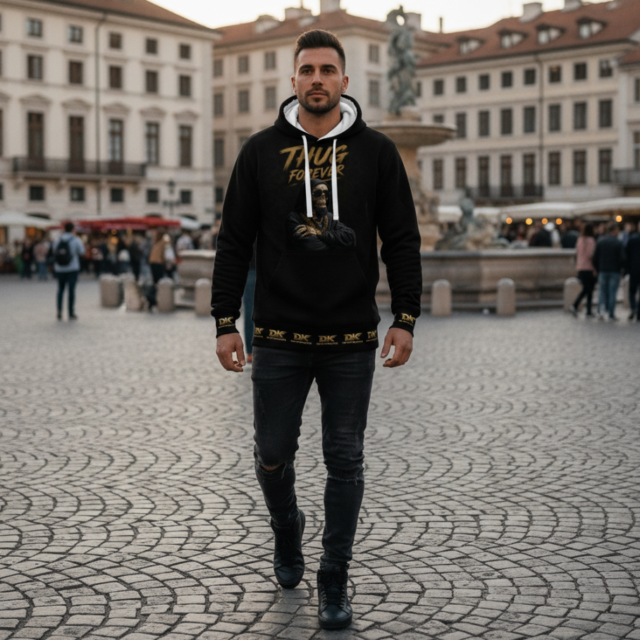 THUG FOREVER Bluza Bawełniana Premium-2