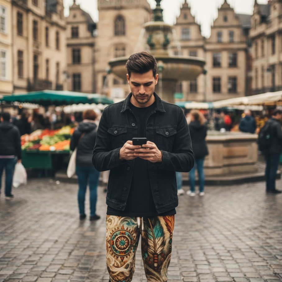 TOTEM LEGACY Spodnie Dresowe Męskie-2