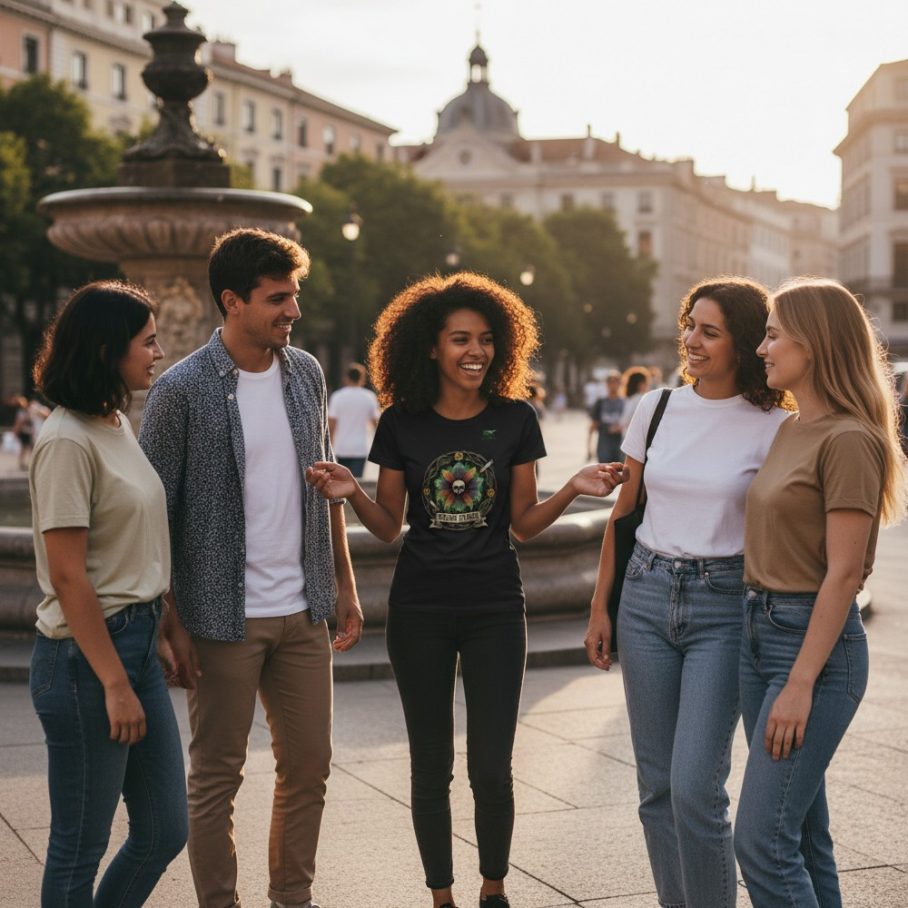 TOXIC FLORA Koszulka damska typu butterfly-2