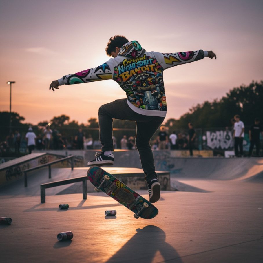 TRASH PANDA ENERGY Bluza Oversize-2