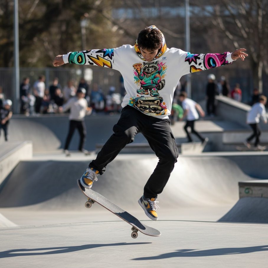 TRASH PANDA ENERGY Bluza Oversize