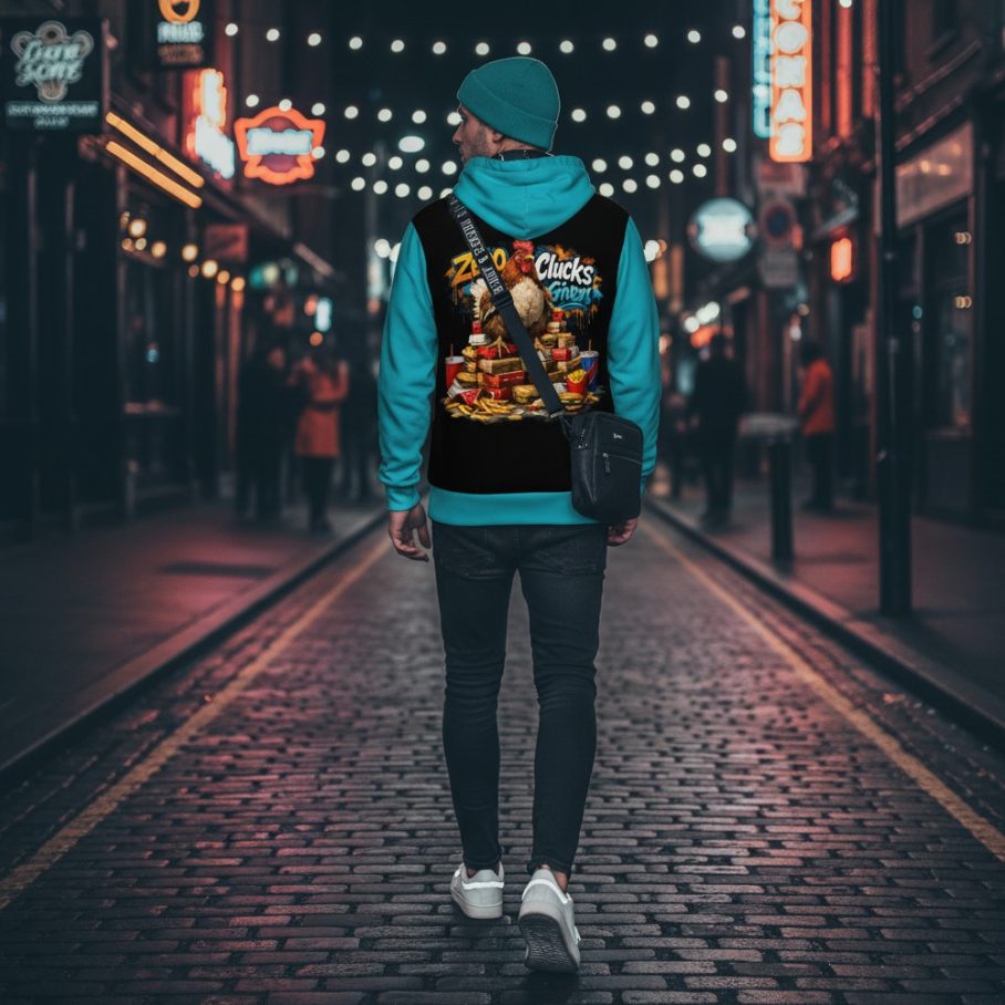 URBAN ROOSTER KING Bluza z kapturem-2