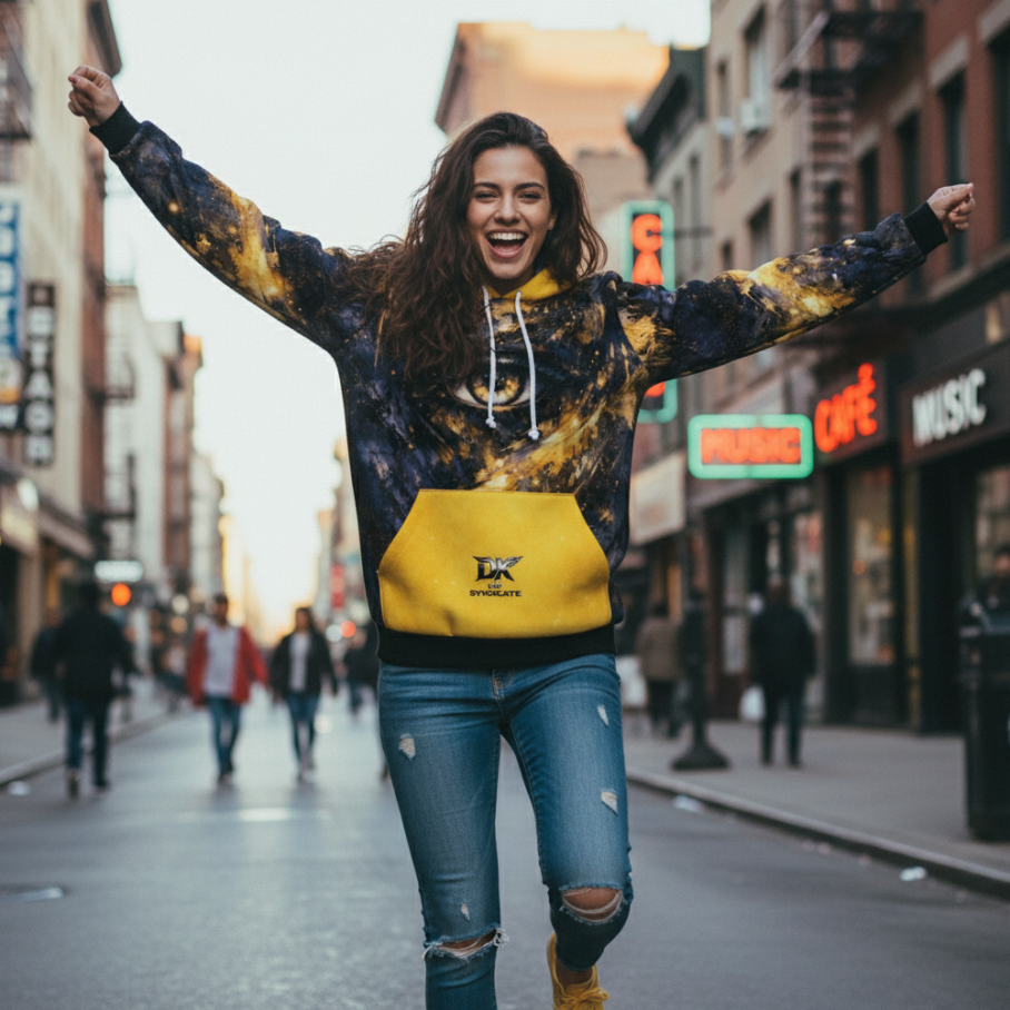 VISIONARY PULSE Bluza z kapturem Unisex-7