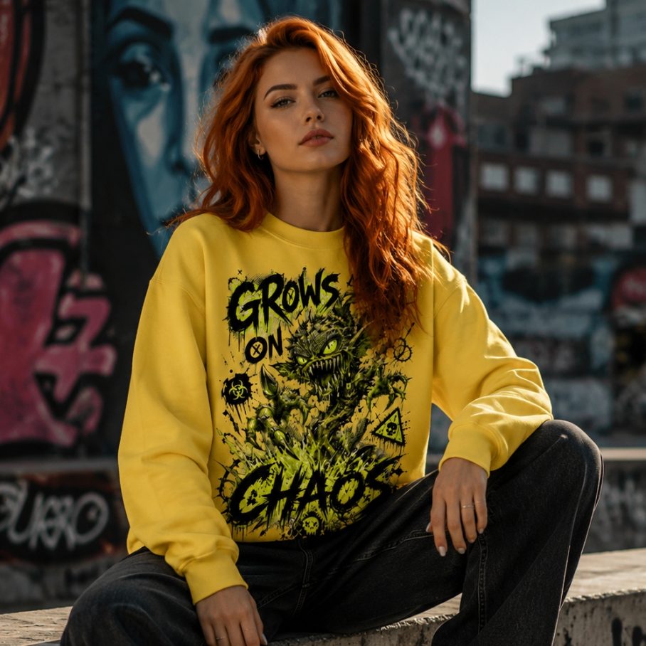 Venom Sprout Bluza klasyczna unisex-4