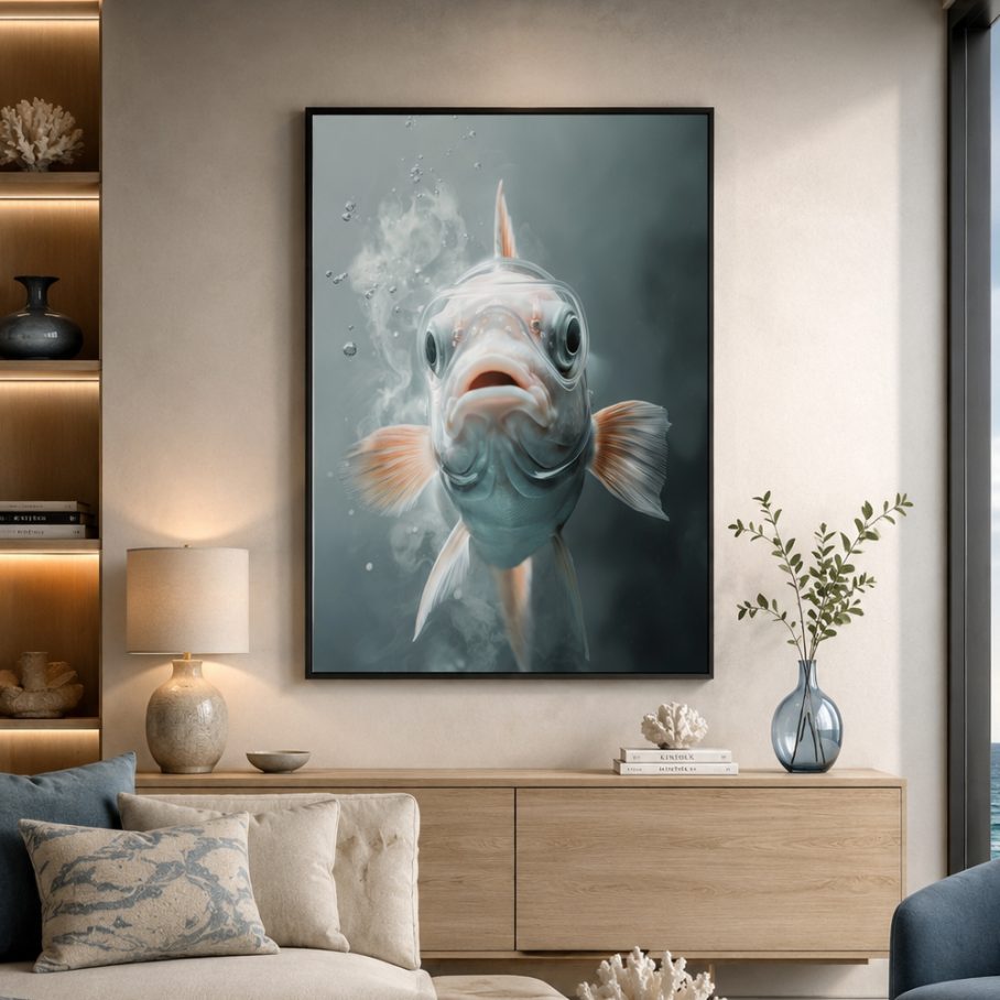 WHAT THE FISH Plakat Pionowy