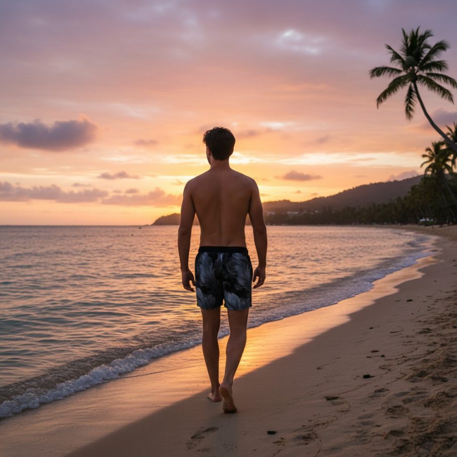 WING DRIFT Męskie szorty do pływania-2