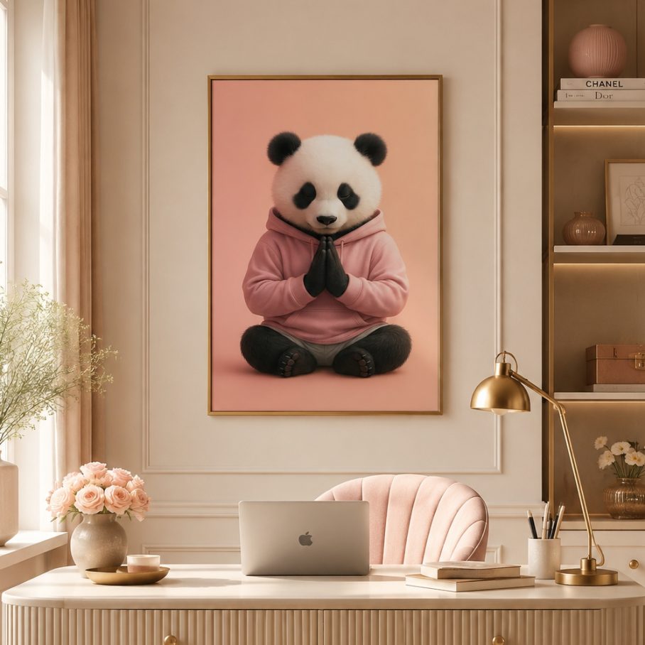 ZEN IN PINK Plakat Pionowy-3